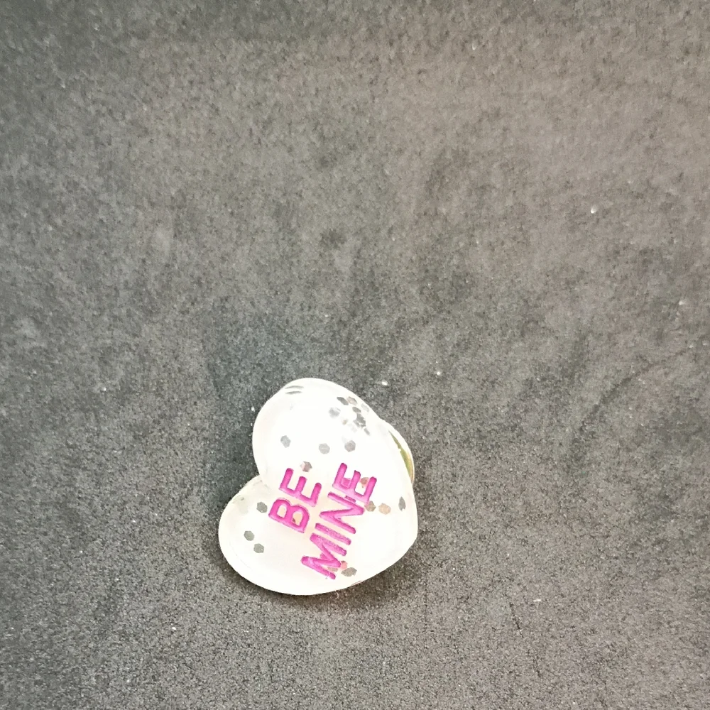 Heart Shaped 'Be Mine' Pin